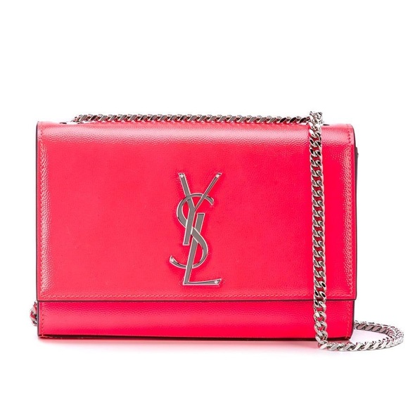 neon pink ysl bag